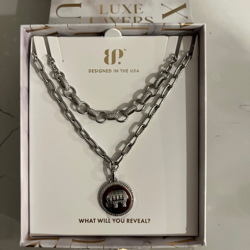 Bomb party LUXE LAYER Necklace Explore with me NK44370